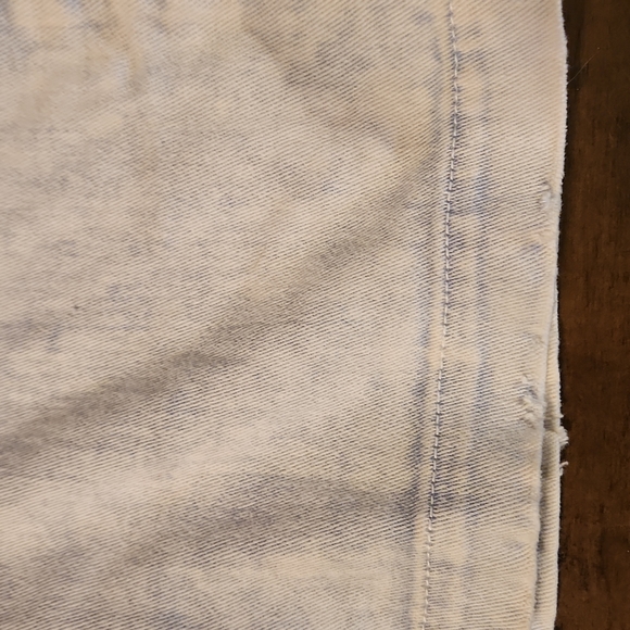 Tinsel Town Stone Wash Denim Dress Button Front Size Medium - Picture 3 of 8
